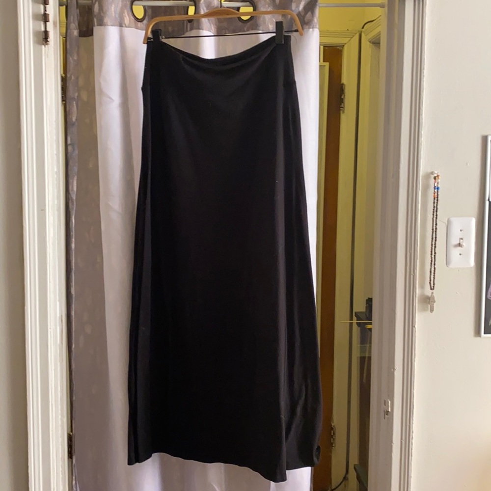 Long black skirt